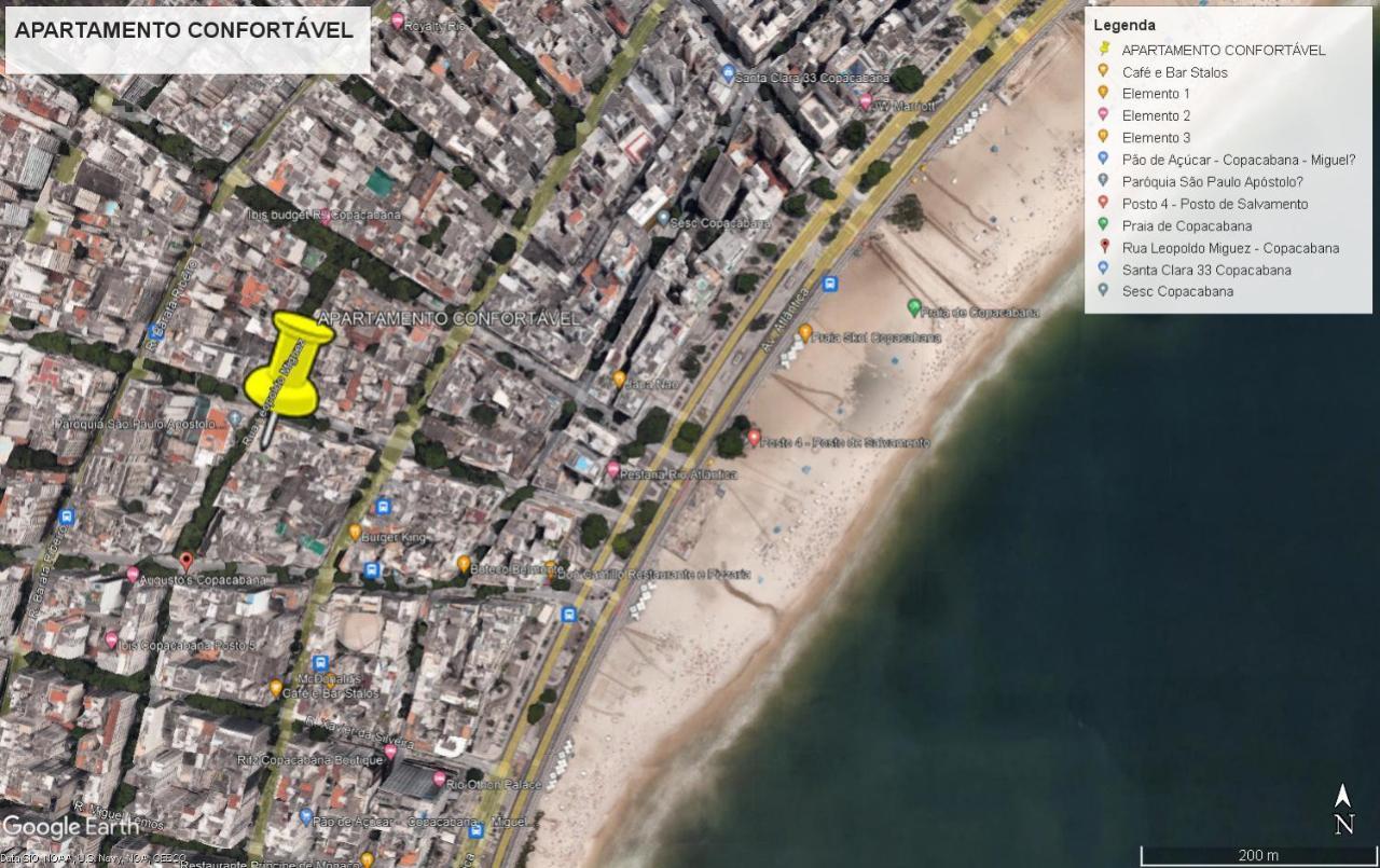 Apartamento Confortável Em Copacabana Rio de Janeiro Exterior foto